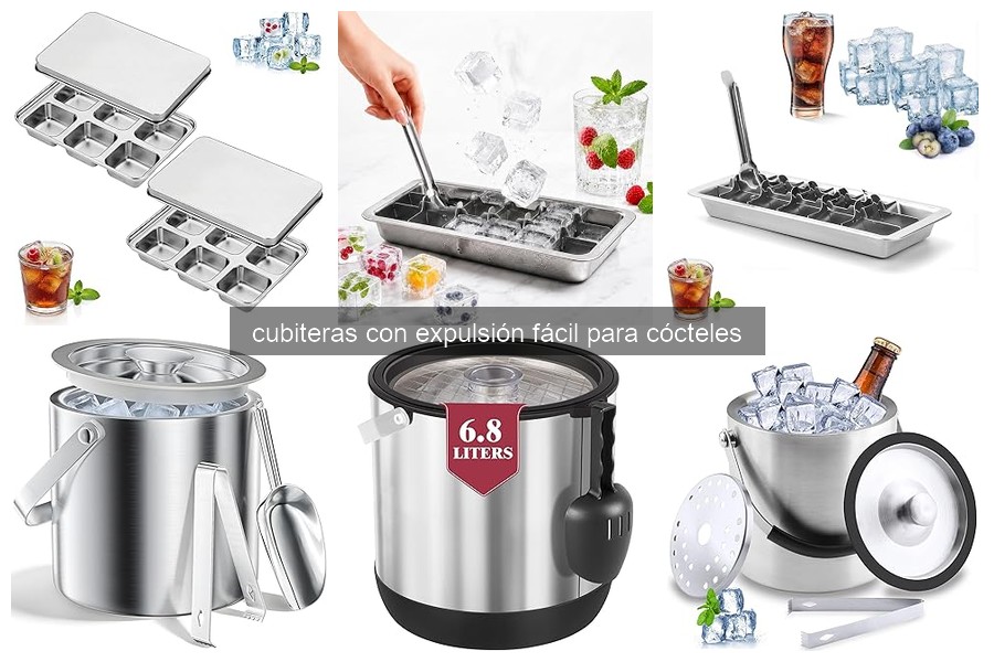 Problemas comunes al usar cubiteras con expulsión fácil
