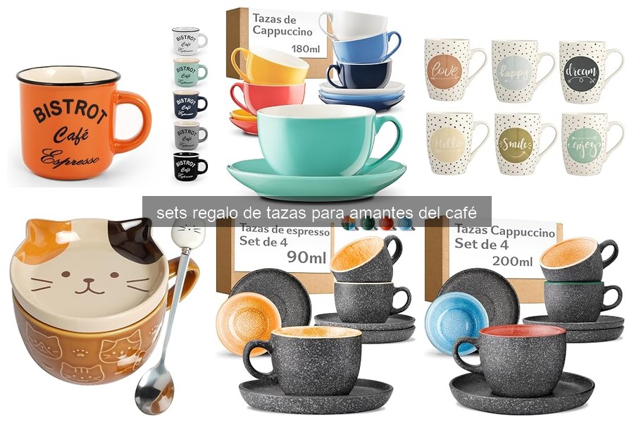Problemas comunes con sets de tazas de café y soluciones