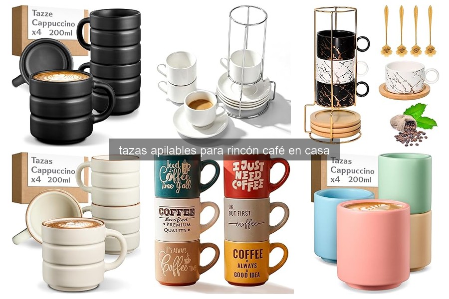 Problemas comunes con tazas apilables y soluciones efectivas
