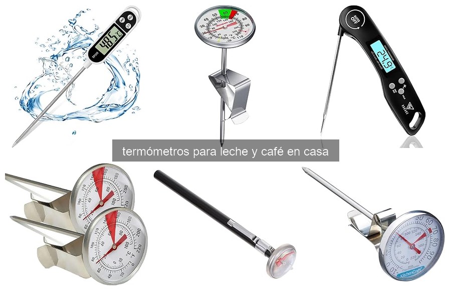 Problemas comunes con termómetros para leche y café
