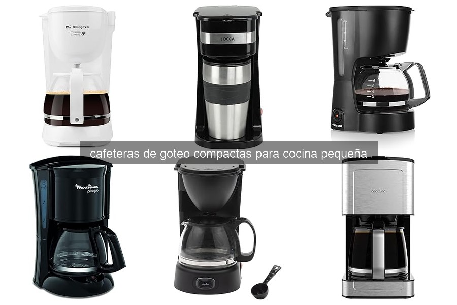 Problemas comunes en cafeteras de goteo compactas y soluciones