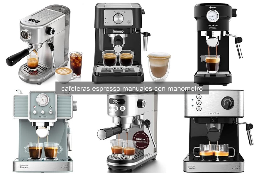 Problemas comunes en cafeteras espresso manuales con manómetro