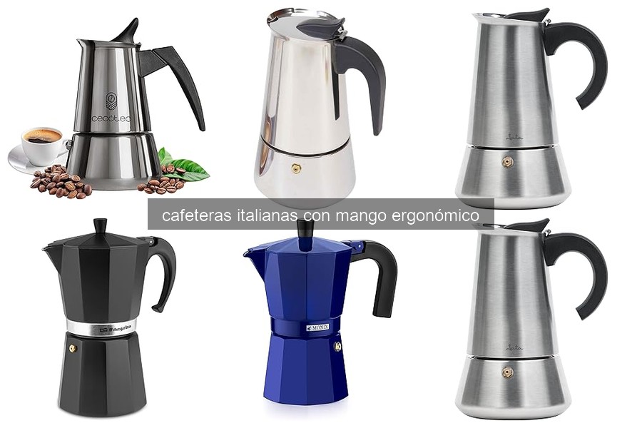 Problemas y soluciones de cafeteras italianas con mango ergonómico