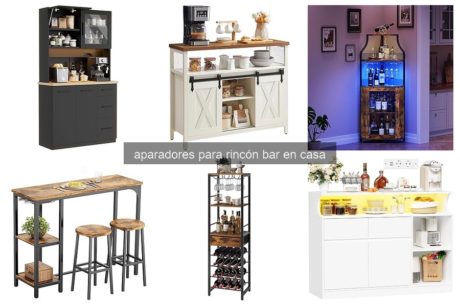 ¿Qué es un aparador para rincón bar en casa?