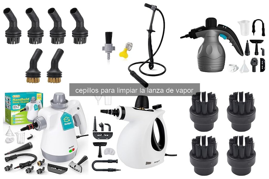¿Qué es un cepillo para limpiar la lanza de vapor?