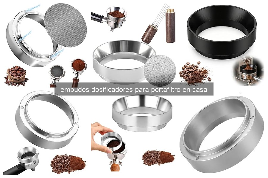 ¿Qué es un embudo dosificador para portafiltro?