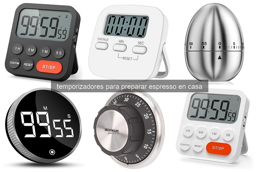 ¿Qué es un temporizador para preparar espresso en casa?