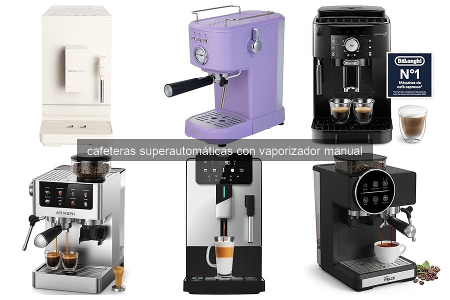¿Qué es una cafetera superautomática con vaporizador manual?