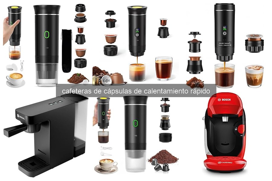 ¿Qué son las cafeteras de cápsulas de calentamiento rápido?