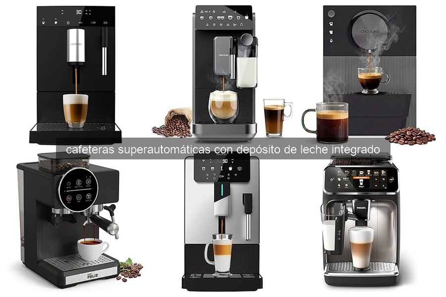 ¿Qué son las cafeteras superautomáticas con depósito de leche?