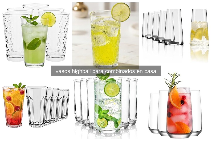 ¿Qué son los vasos highball y para qué se utilizan?