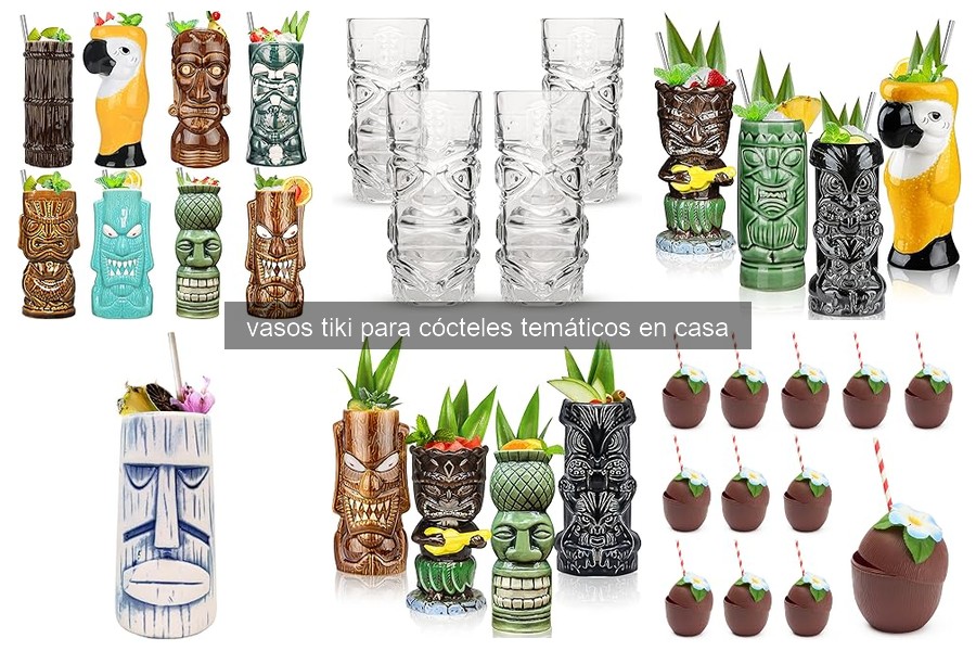 Vasos Tiki: Características y Usos en Cócteles Temáticos