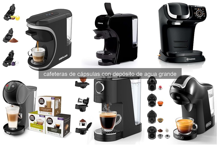 Ventajas de las cafeteras de cápsulas con depósito grande