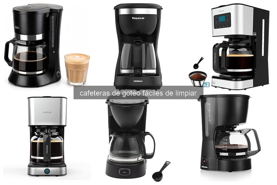 Ventajas de las cafeteras de goteo fáciles de limpiar