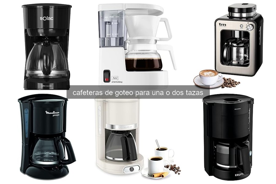 Ventajas y desventajas de cafeteras de goteo para 1-2 tazas